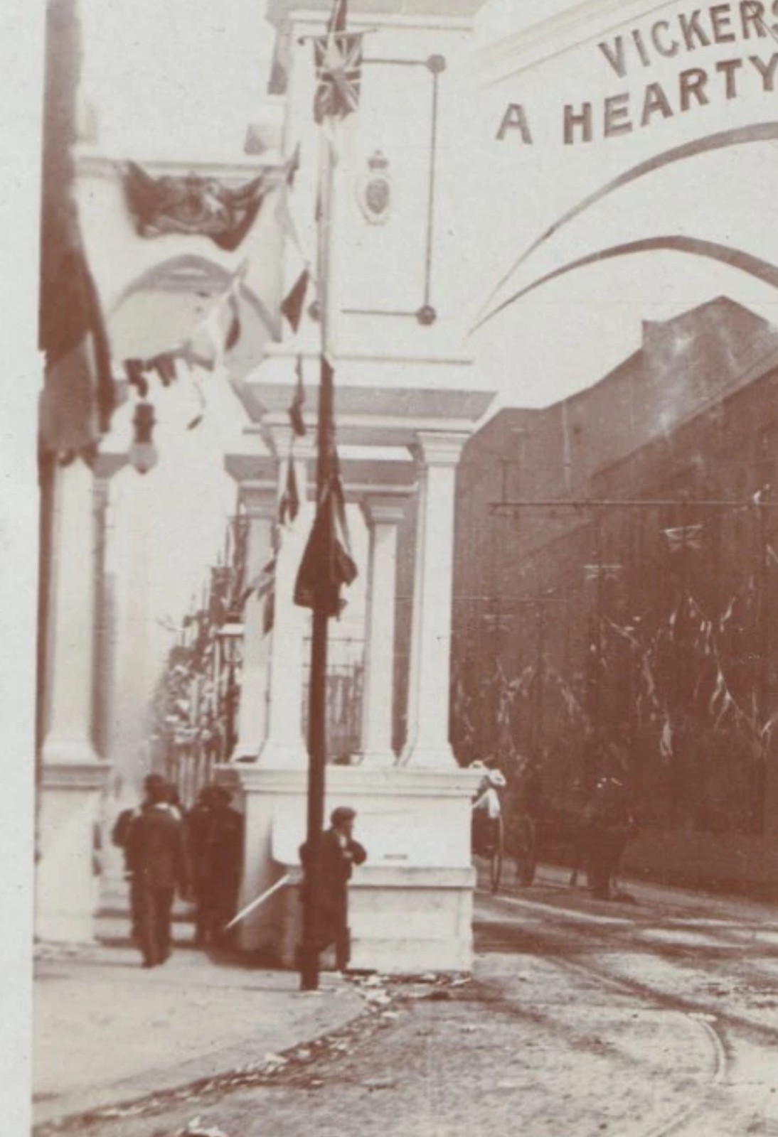Postcard: Postcard, Vickers Works Arch, Sheffield, Real Photograph, Posted 05.: catalogue image 3